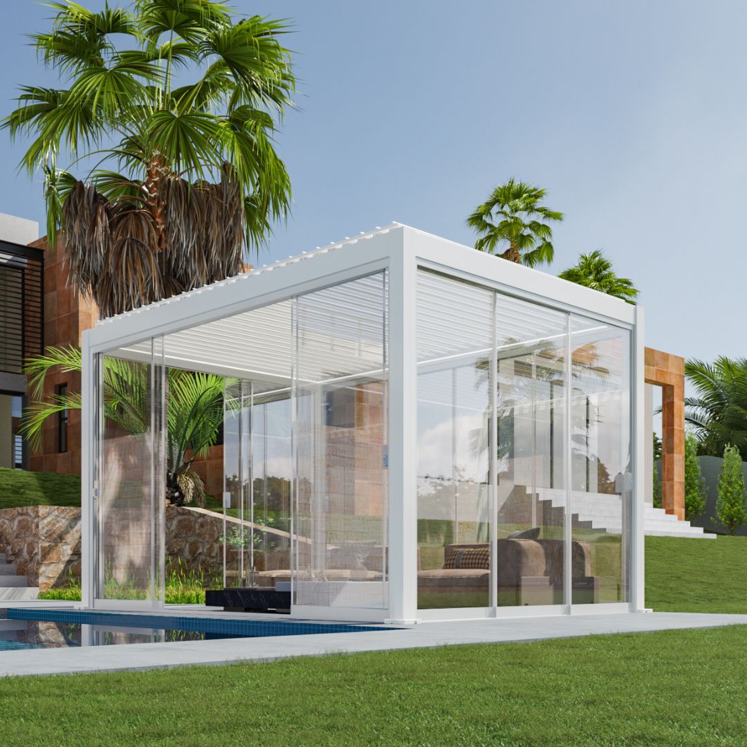 8x3m Pergola Bioclimatique : Gamme Nova