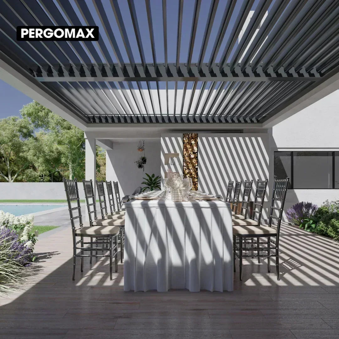 9x4m Pergola Bioclimatique : Gamme Signature - Pergomax