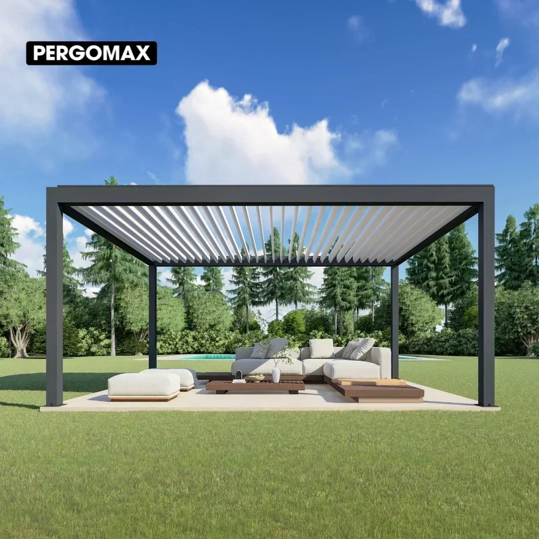 9x4m Pergola Bioclimatique : Gamme Signature - Pergomax