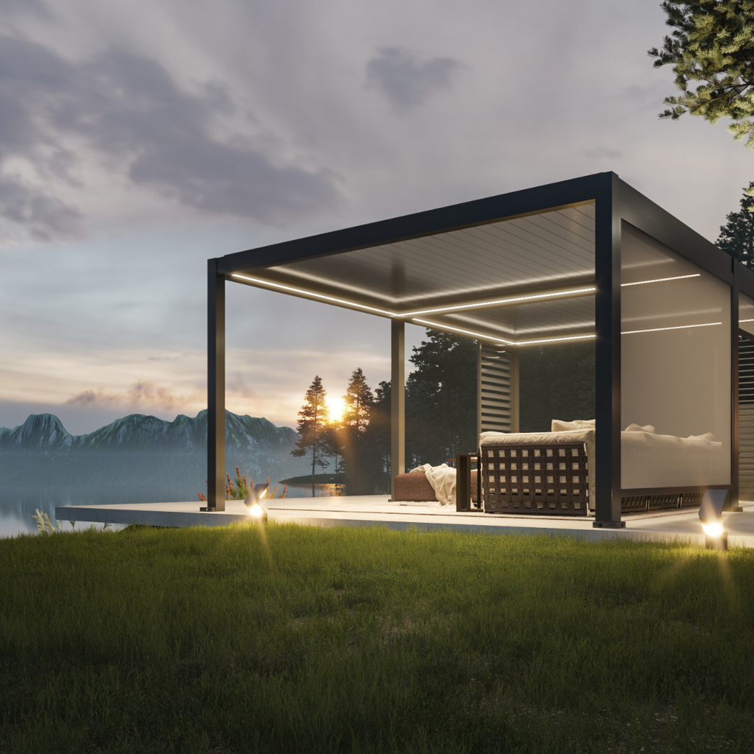 4x4m Pergola Bioclimatique : Gamme Nova
