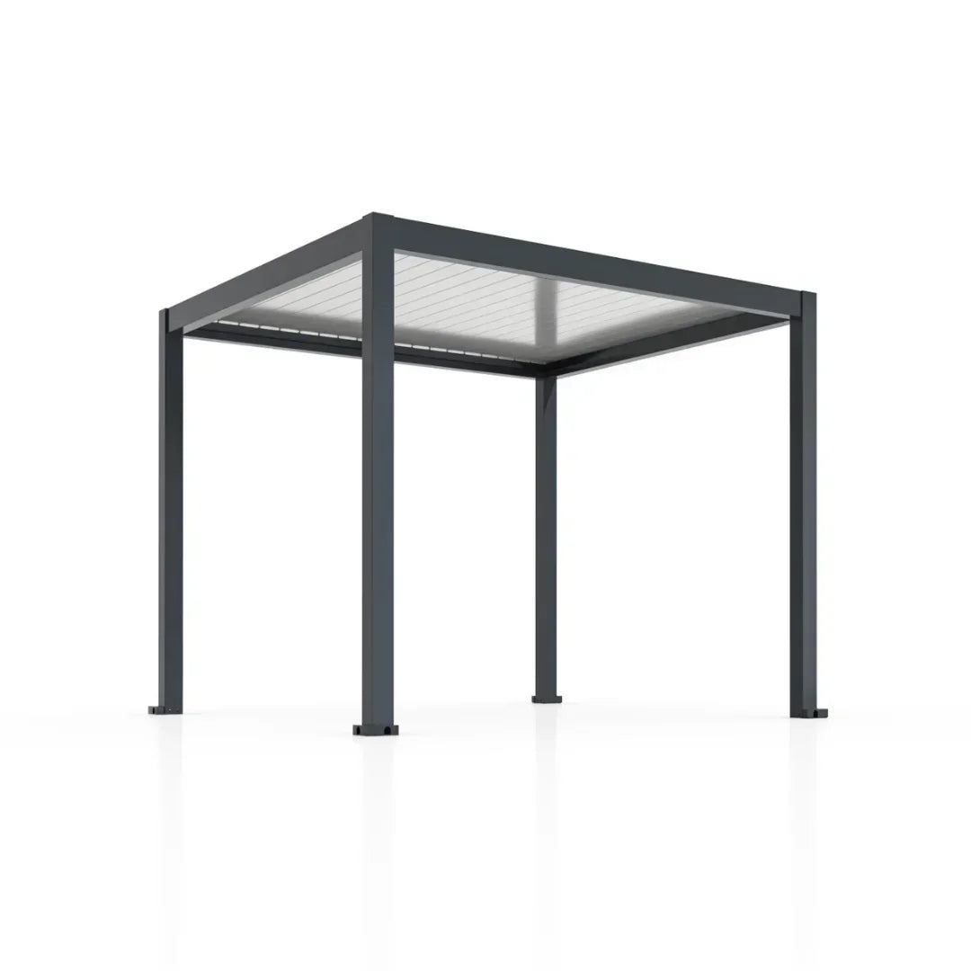 4x3m Pergola Adossée Bioclimatique : Gamme Nova - Pergomax
