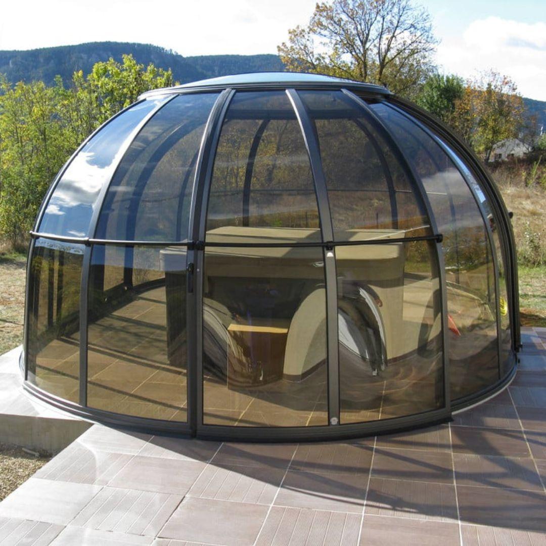 Dôme Abri pour Spa | Bull’OSpa : La Sphère tournante à 360° - Pergomax
