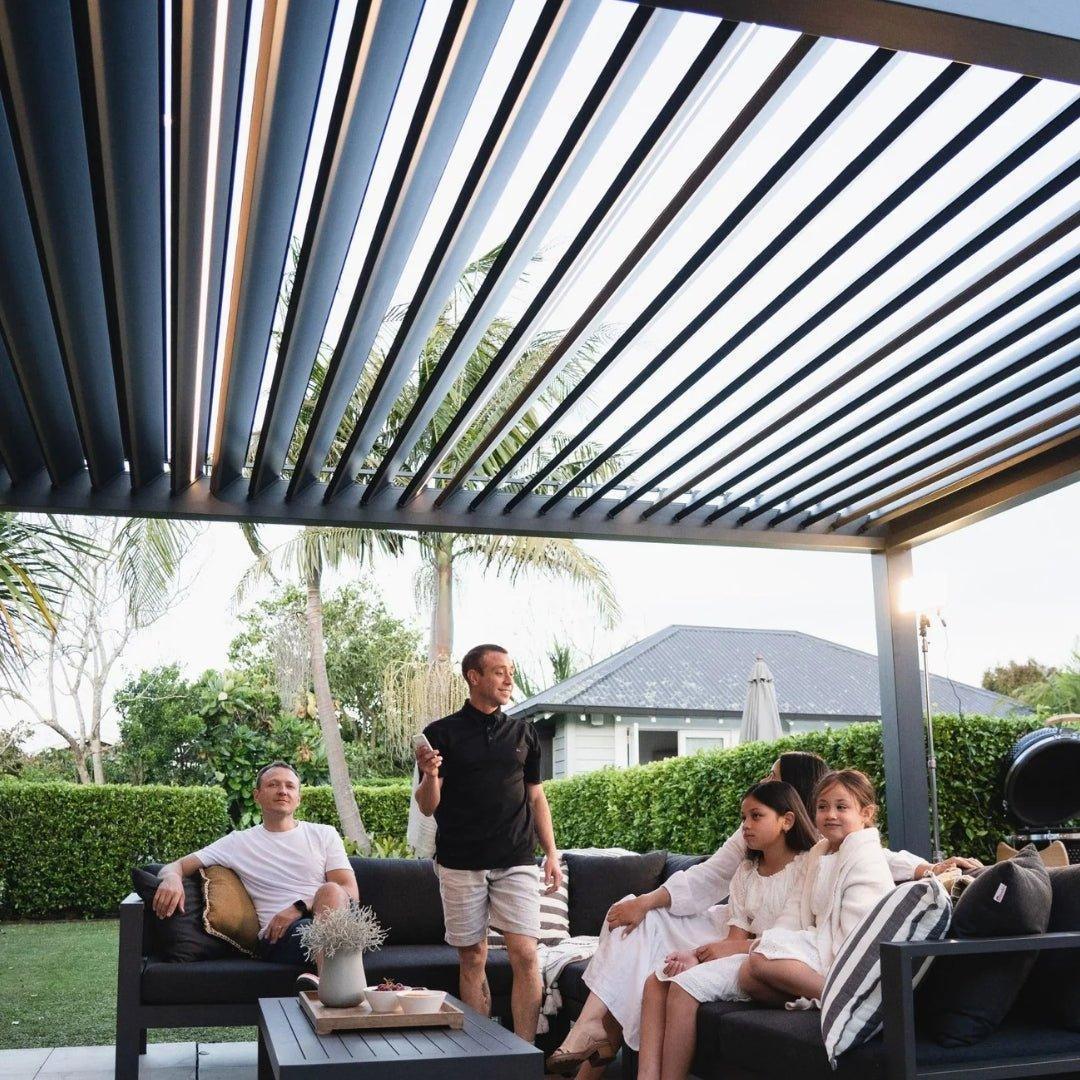 6x3m Pergola Bioclimatique : Gamme Alto - Pergomax