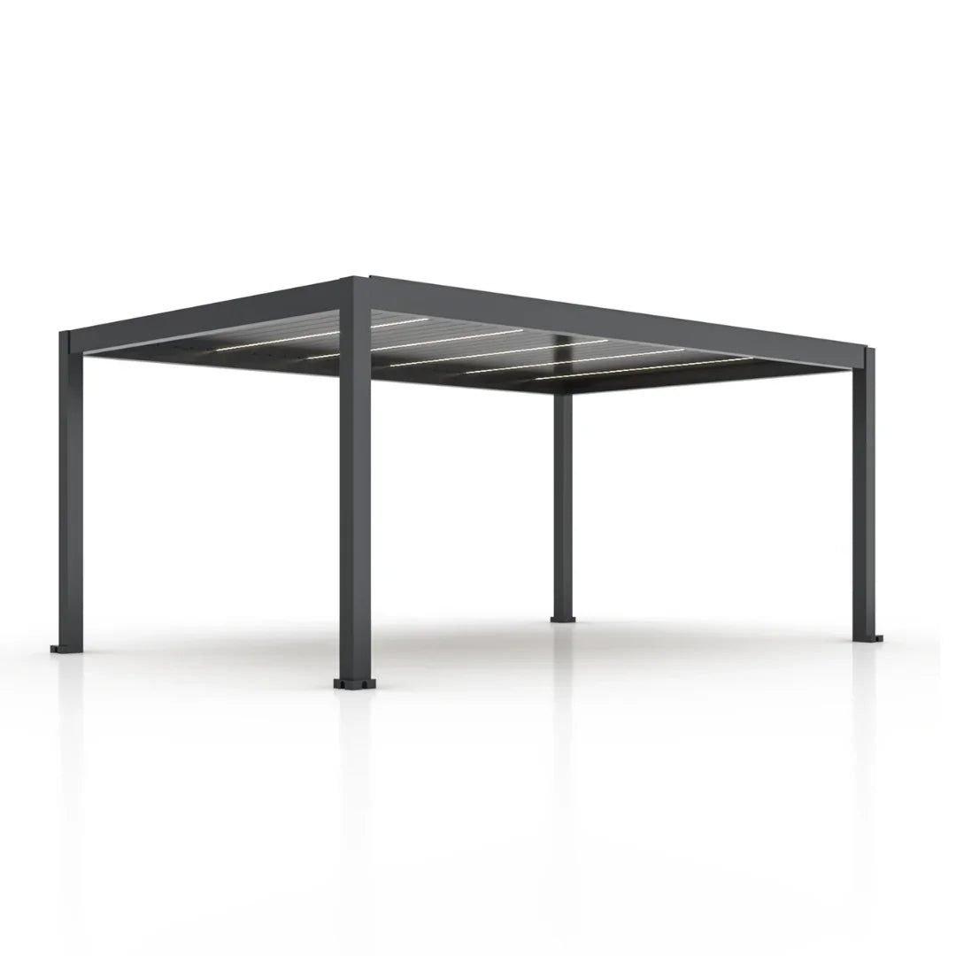 6x4m Pergola Bioclimatique : Gamme Alto - Pergomax