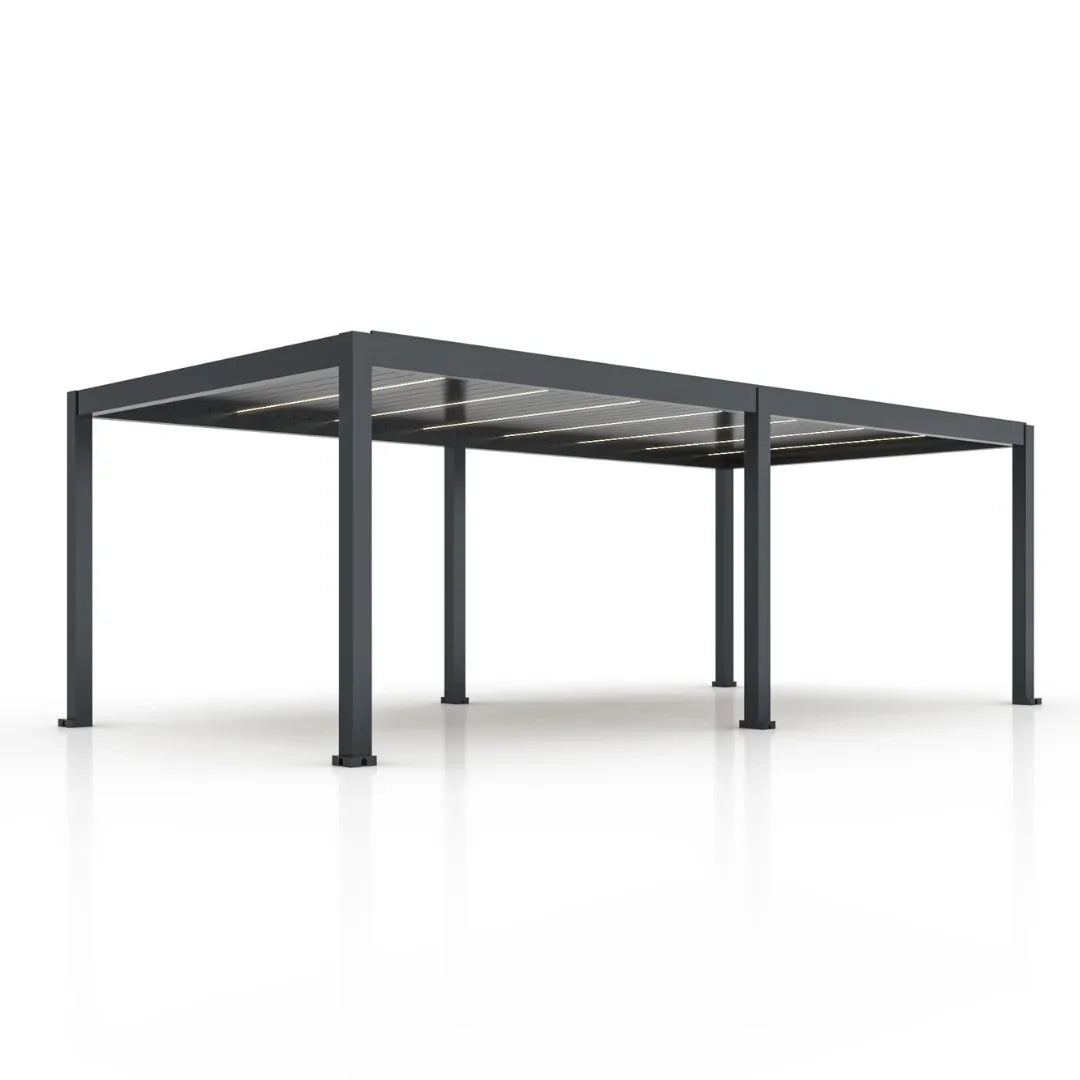 8x4m Pergola Bioclimatique : Gamme Alto - Pergomax