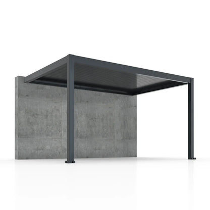 4x3m Pergola Adossée Bioclimatique : Gamme Nova - Pergomax