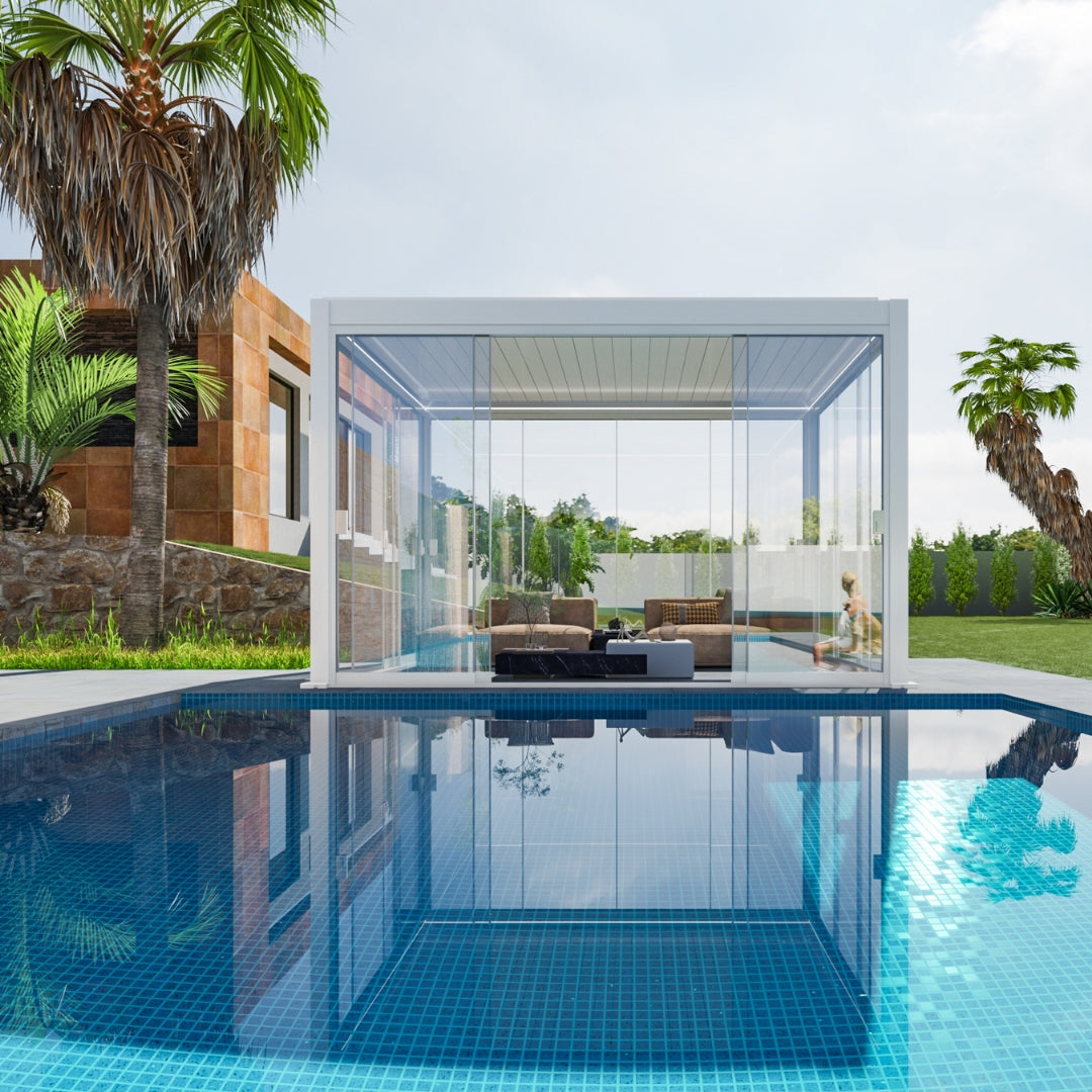 8x3m Pergola Bioclimatique : Gamme Nova