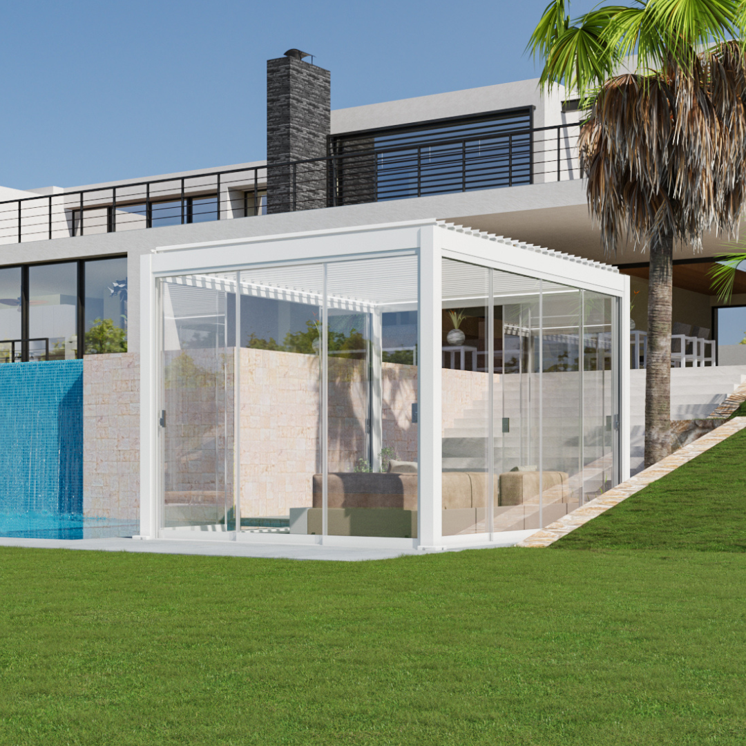 3x3m Pergola Bioclimatique : Gamme Nova