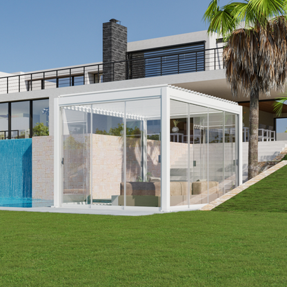 8x3m Pergola Bioclimatique : Gamme Nova