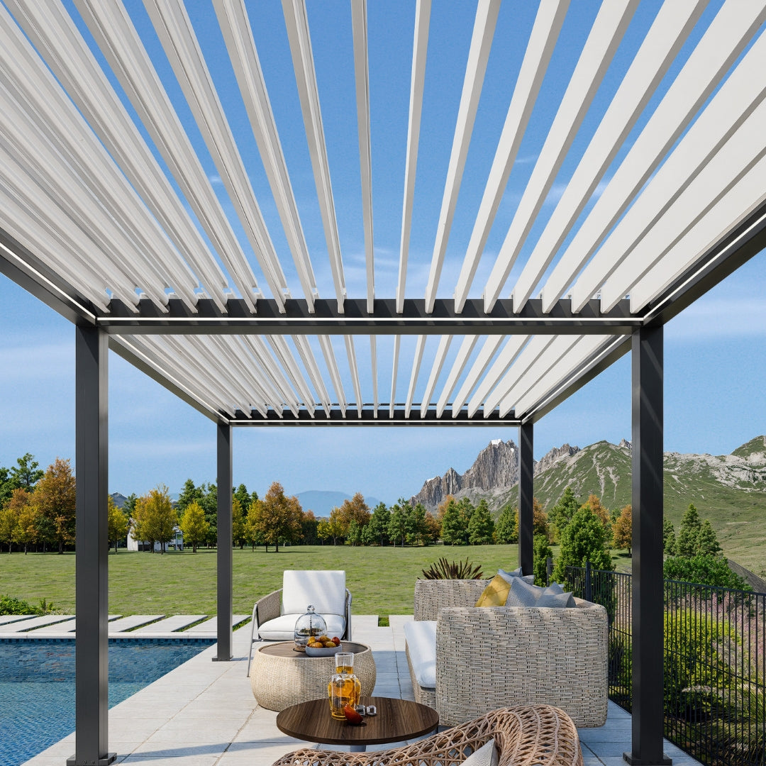 6x4m Pergola Bioclimatique : Gamme Nova