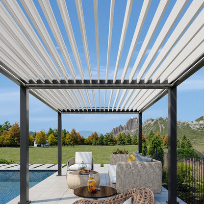 8x3m Pergola Bioclimatique : Gamme Nova
