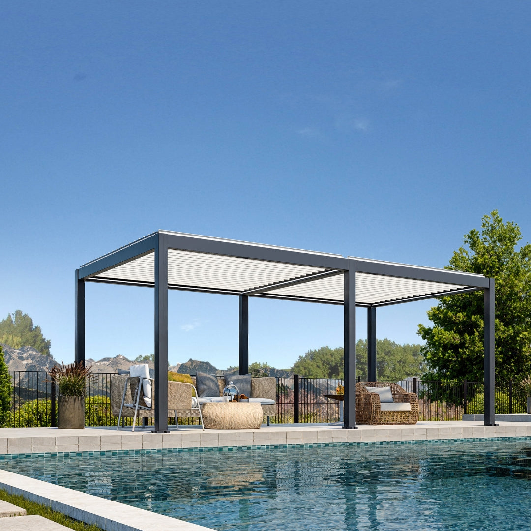 8x3m Pergola Bioclimatique : Gamme Nova