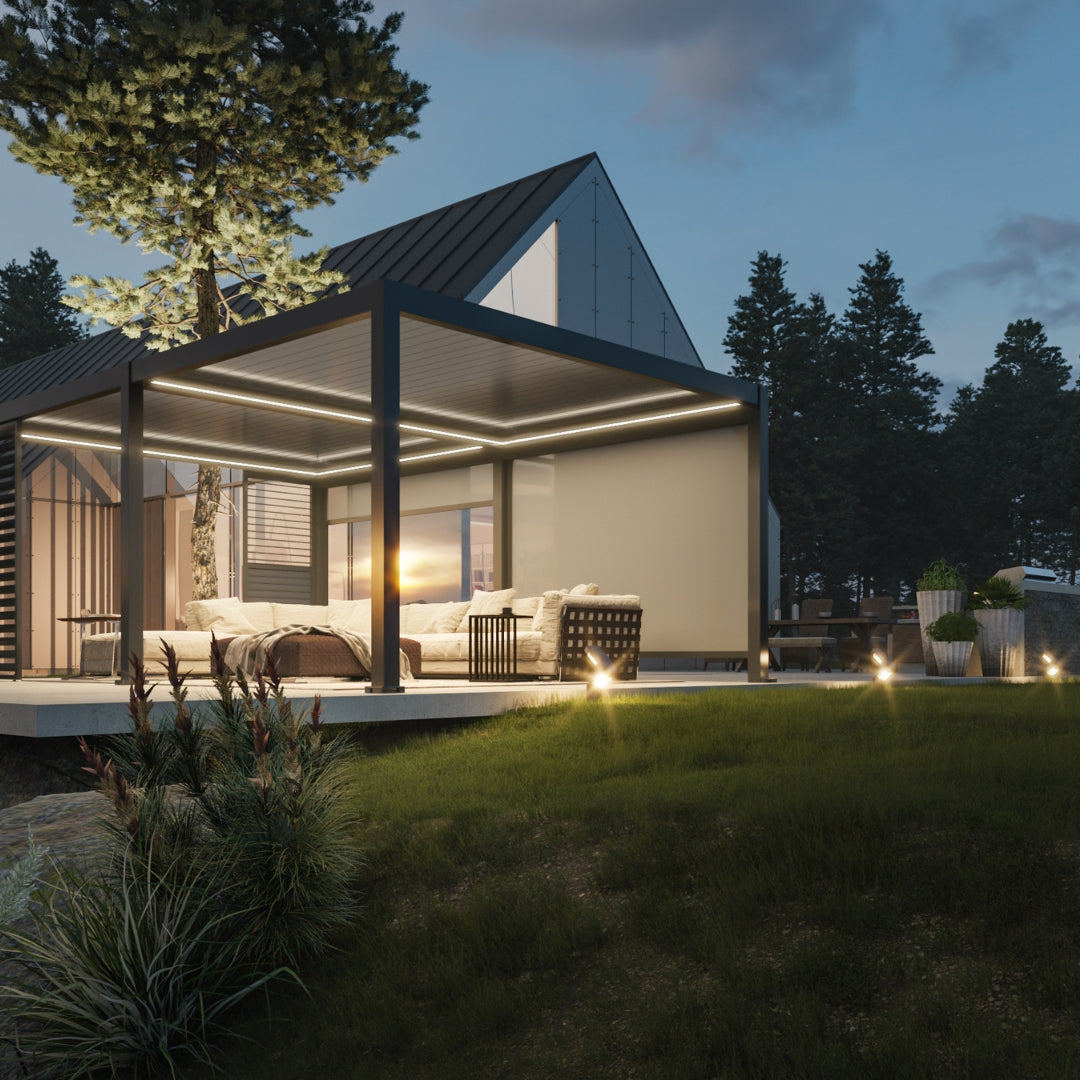 8x3m Pergola Bioclimatique : Gamme Nova