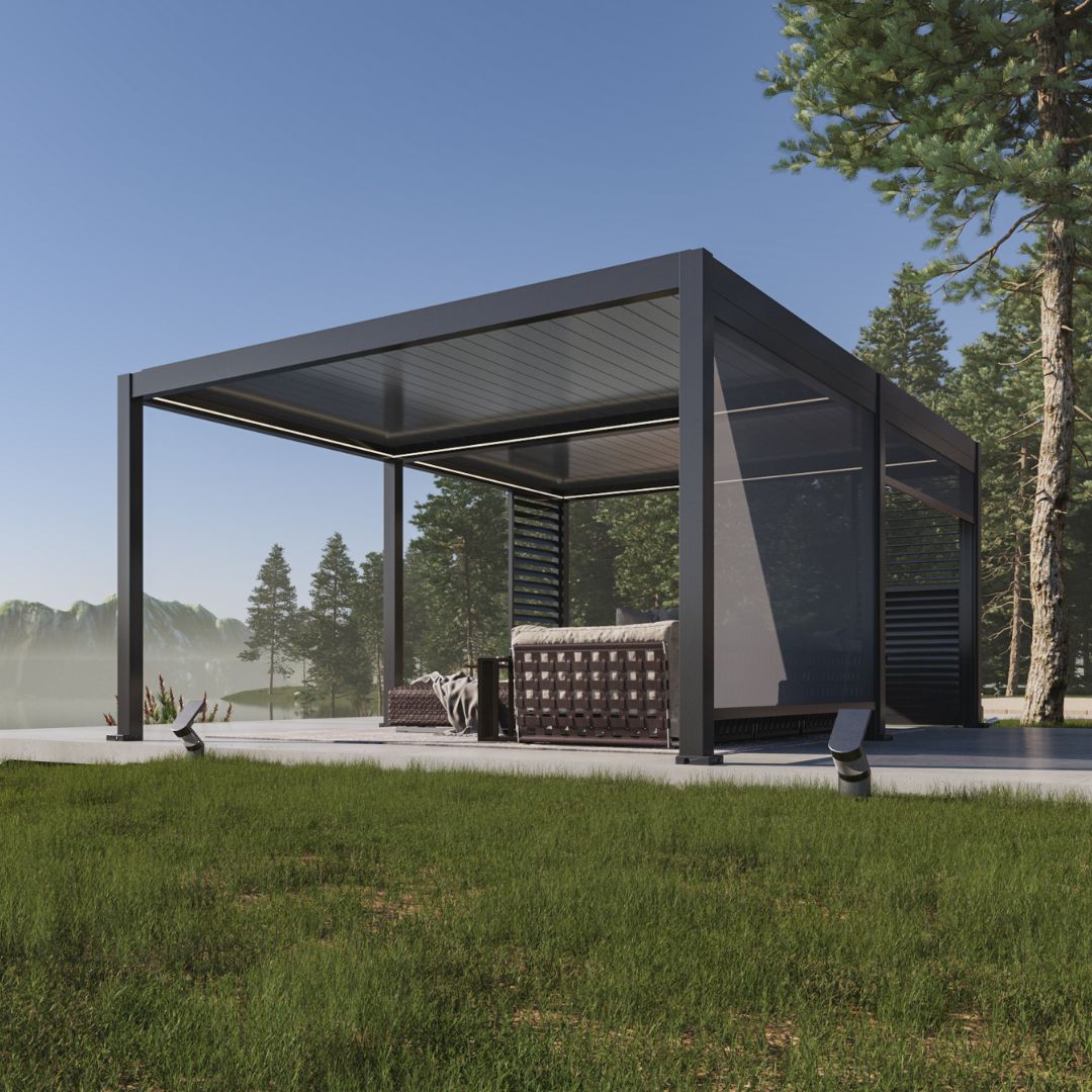 8x3m Pergola Bioclimatique : Gamme Nova