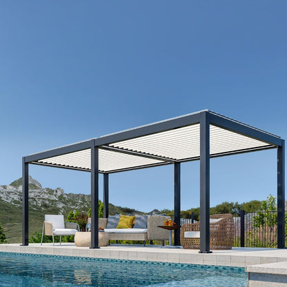 8x3m Pergola Bioclimatique : Gamme Nova