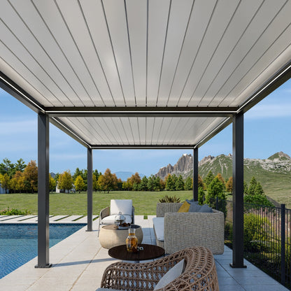 4x4m Pergola Bioclimatique : Gamme Nova