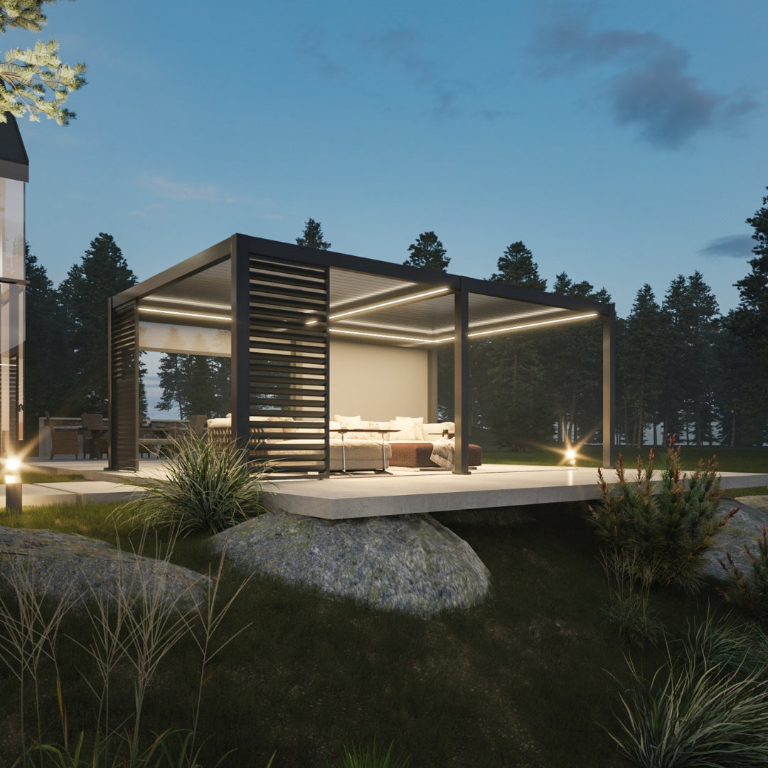 4x4m Pergola Bioclimatique : Gamme Nova
