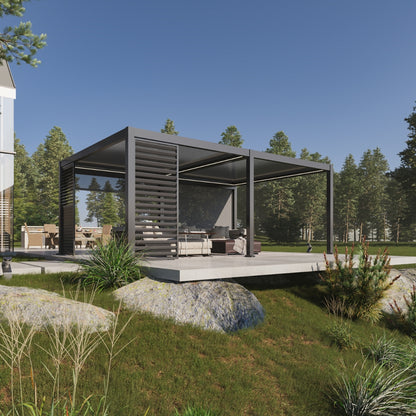 4x4m Pergola Bioclimatique : Gamme Nova