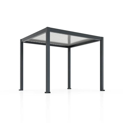 4x3m Pergola Adossée Bioclimatique : Gamme Nova - Pergomax